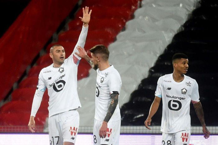 Yilmaz (L) has fired Lille to the cusp of a shock title success