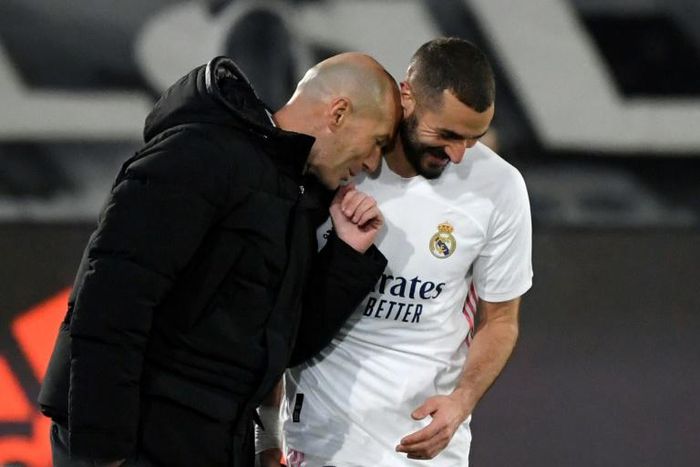 'He has my support': Benzema with Zidane