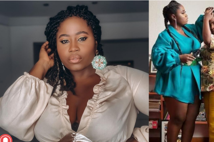 Lydia Forson with her mother