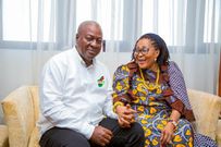 John and Lordina Mahama