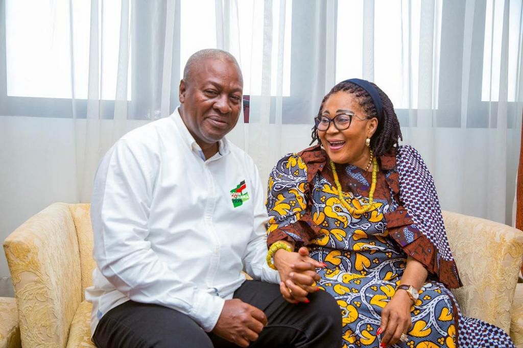 John and Lordina Mahama
