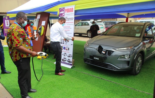 ECG installs electric vehicle charging systems in Accra