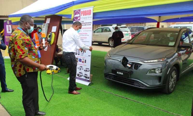 ECG installs electric vehicle charging systems in Accra