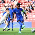 No fear: Marcus Rashford said England would relish a last-16 Euro 2020 clash with France or Portugal