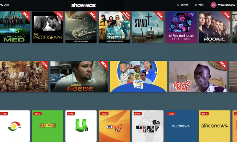 Showmax in Ghana