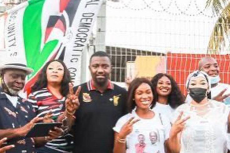 Kofi Adjorlolo, James Gardiner, Frederick Nuamah campaign against Lydia Alhassan at Ayawaso West Wuogon