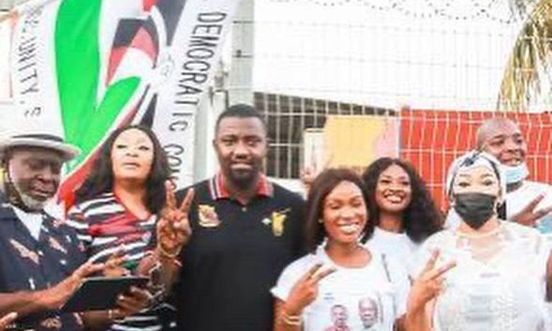 Kofi Adjorlolo, James Gardiner, Frederick Nuamah campaign against Lydia Alhassan at Ayawaso West Wuogon