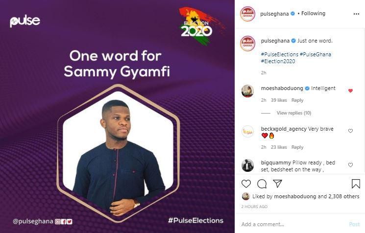 Sammy Gyamfi is intelligent - Moesha Boduong
