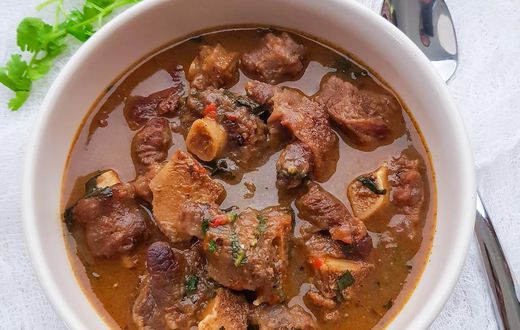Oxtail pepper soup