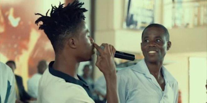Kwesi Arthur and dad Samuel Danso Arthur