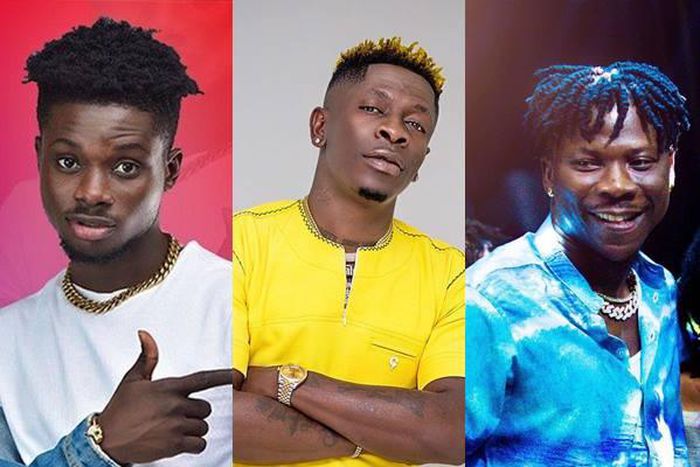 Kuami Eugene, Shatta Wale and Stonebwoy