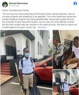 Facebook post
