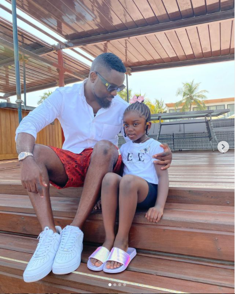 Sarkodie and his daughter