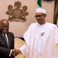 Mahammadu Buhari with Nana Addo