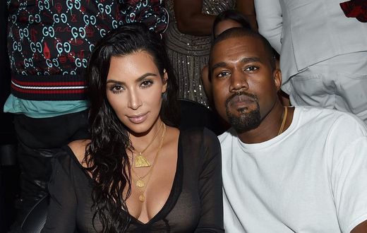 Kim Kardashian West and Kanye West.
