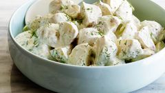 Creamy potatoes salad