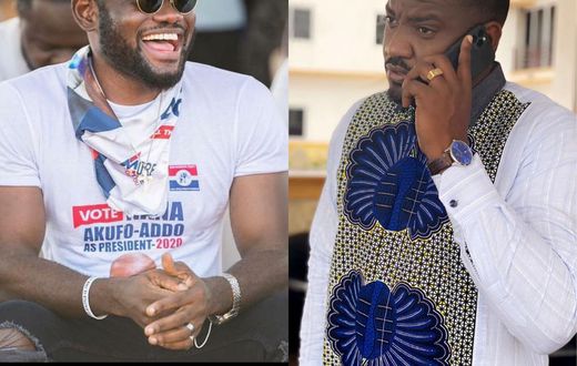 Prince David Osei  and John Dumelo