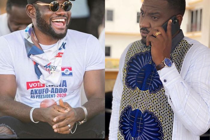 Prince David Osei  and John Dumelo