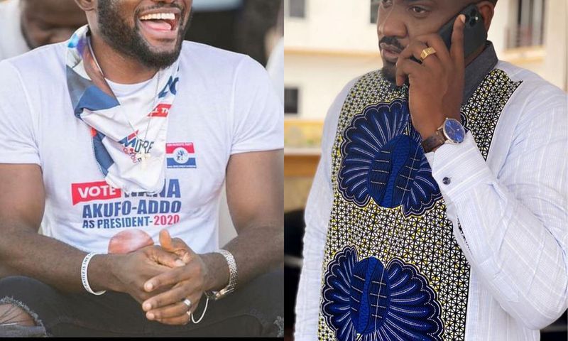 Prince David Osei  and John Dumelo
