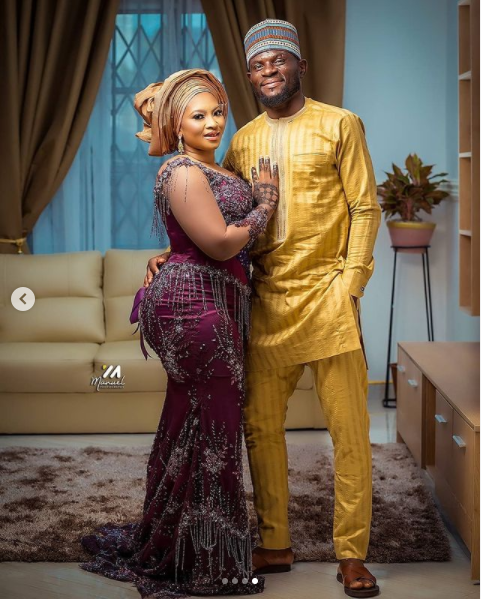 Fatau Dawuda and his wife