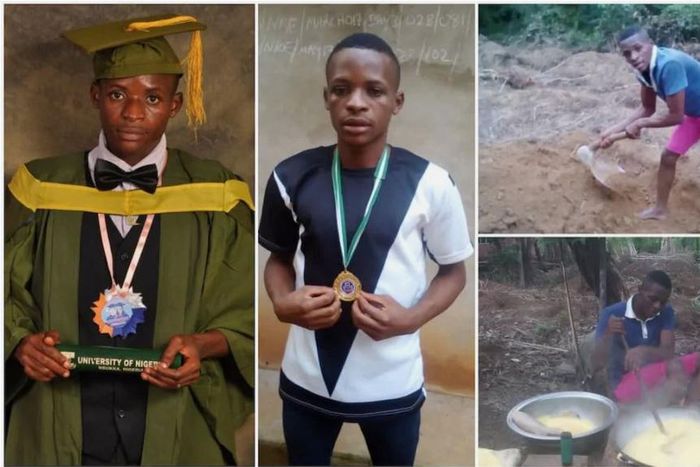 University graduate with first-class in mathematics turns cassava farmer to make ends meet