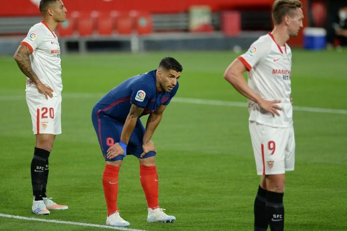 Atletico Madrid will be without the injured Luis Suarez against Eibar on Sunday.