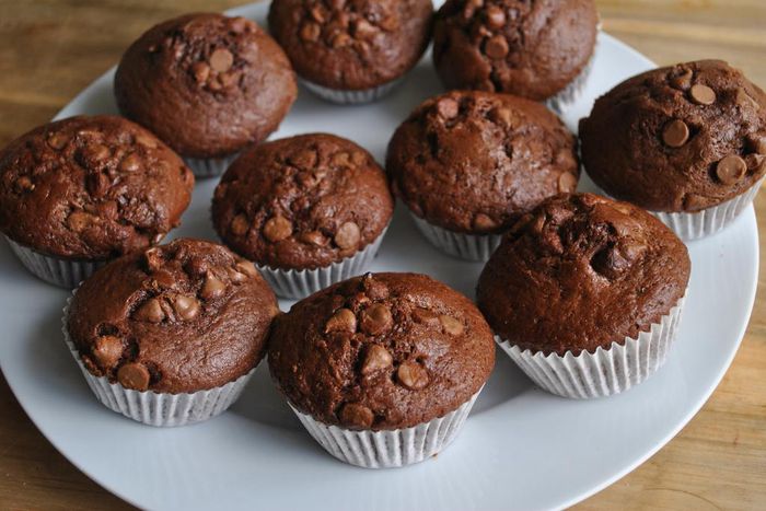 Moist chocolate muffins