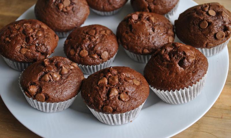 Moist chocolate muffins