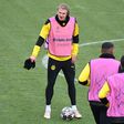 Erling Braut Haaland returned to Borussia Dortmund training on Tuesday