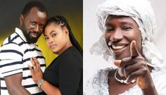 Joyce Blessing and husband, and Cecelia Marfo