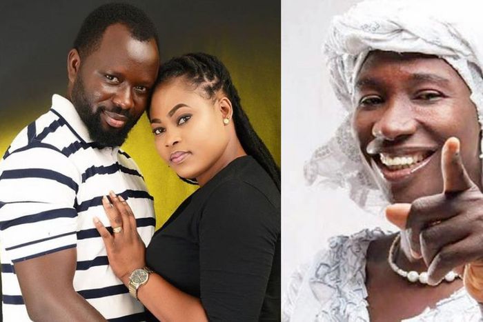 Joyce Blessing and husband, and Cecelia Marfo