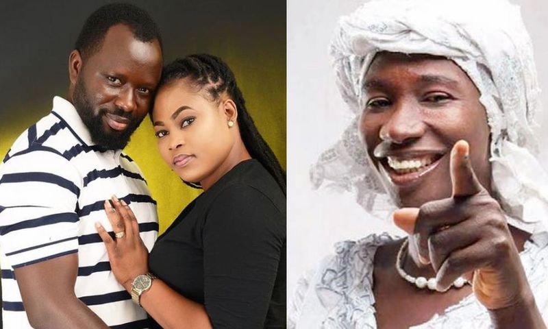 Joyce Blessing and husband, and Cecelia Marfo