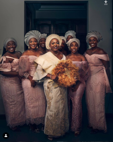 Isabella and her bridesmaids