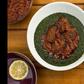 Ayoyo stew with beef sauce