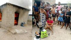 Lady sets boyfriend’s house ablaze over lorry fare to go home after visiting