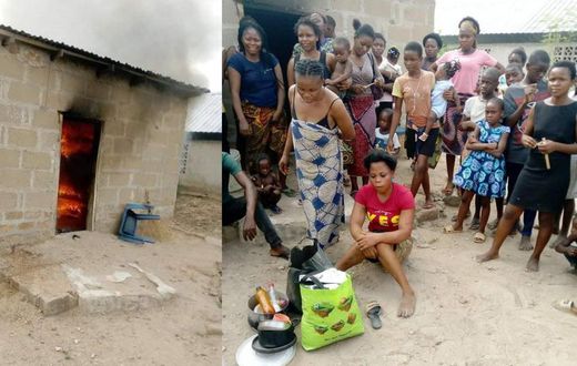 Lady sets boyfriend’s house ablaze over lorry fare to go home after visiting