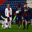 Neymar left the field in last week's French Cup win at Caen with a groin issue