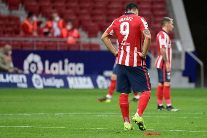 Atletico Madrid missed the chance to extend their lead at the top of La Liga on Saturday.