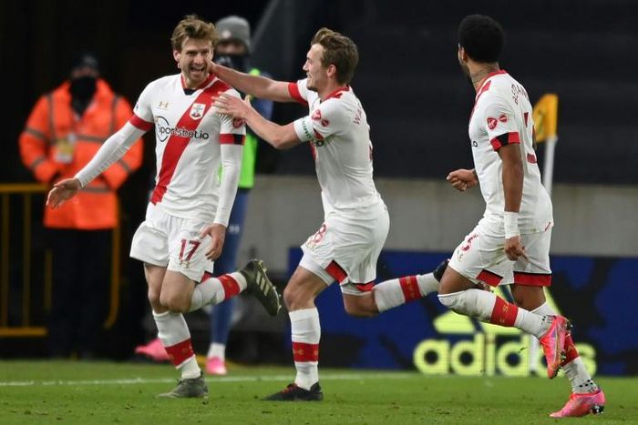 Stuart Armstrong (left) sealed Southampton's place in the FA Cup quarter-finals