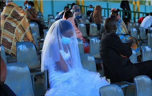 Couple & guests spend wedding night sitting outside as punishment for breaking Covid-19 rules