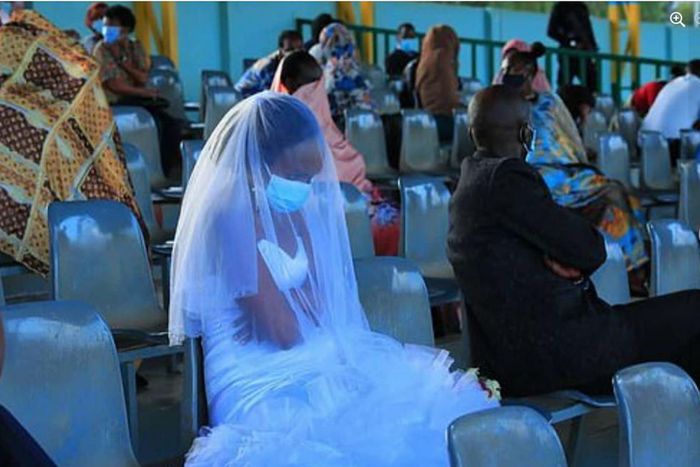 Couple & guests spend wedding night sitting outside as punishment for breaking Covid-19 rules