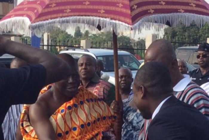 Abeiku Santana meets Otumfuo