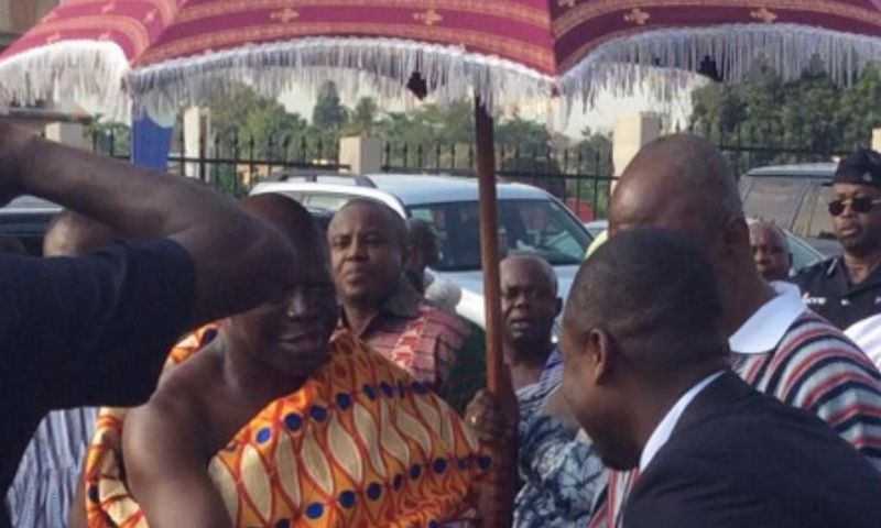 Abeiku Santana meets Otumfuo