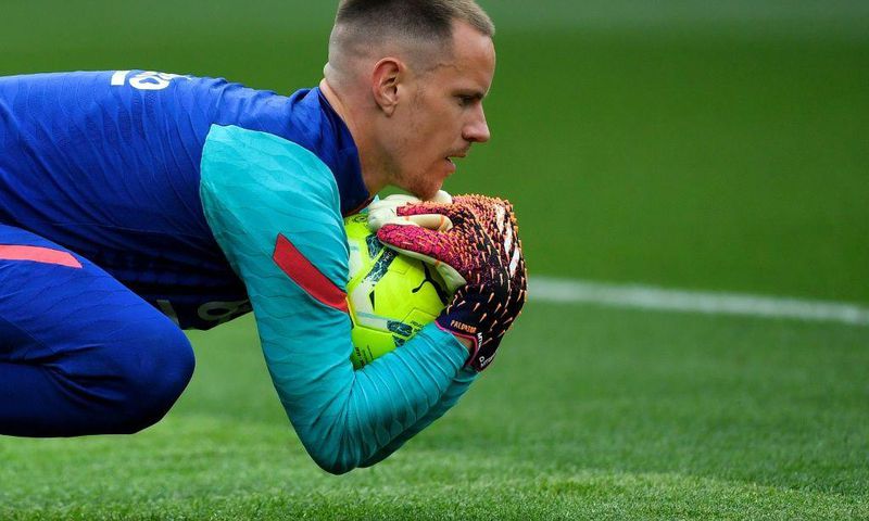 Barcelona's German goalkeeper Marc-Andre ter Stegen