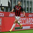 Zlatan Ibrahimovic has scored 16 goals for Milan this season.