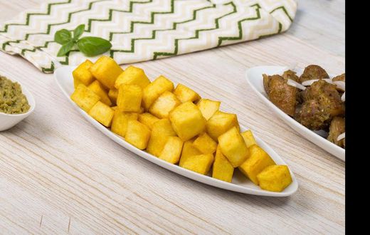 Tumeric coated yam