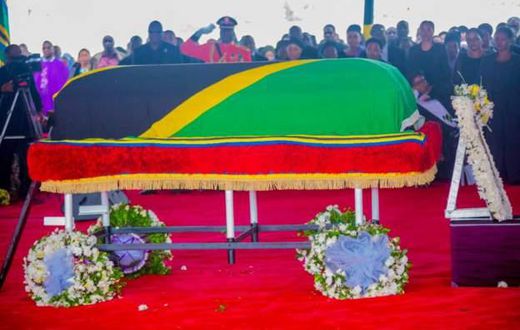 State burial ceremony held for Tanzania's Magufuli
