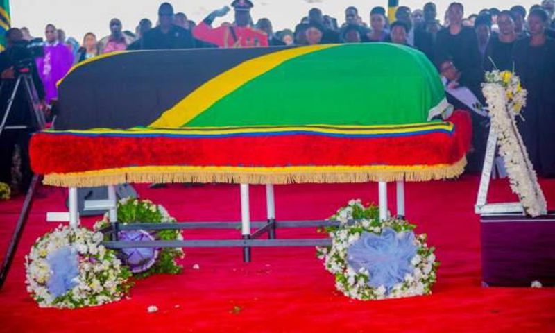 State burial ceremony held for Tanzania's Magufuli