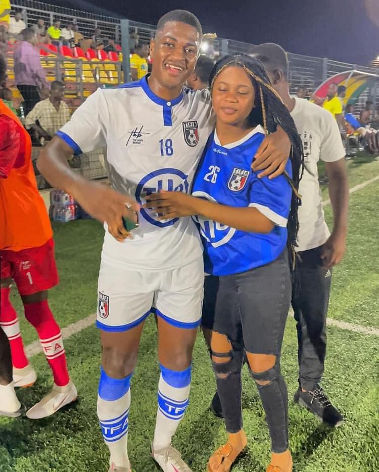 John Mahama's daughter Farida Mahama with Sharaf Mahama