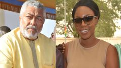 Yvonne Nelson and JJ Rawlings